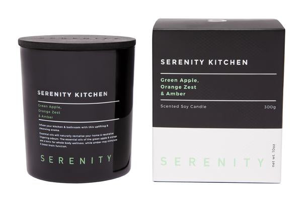 Serenity Kitchen Range Candles - Green Apple, Orange Zest & Amber