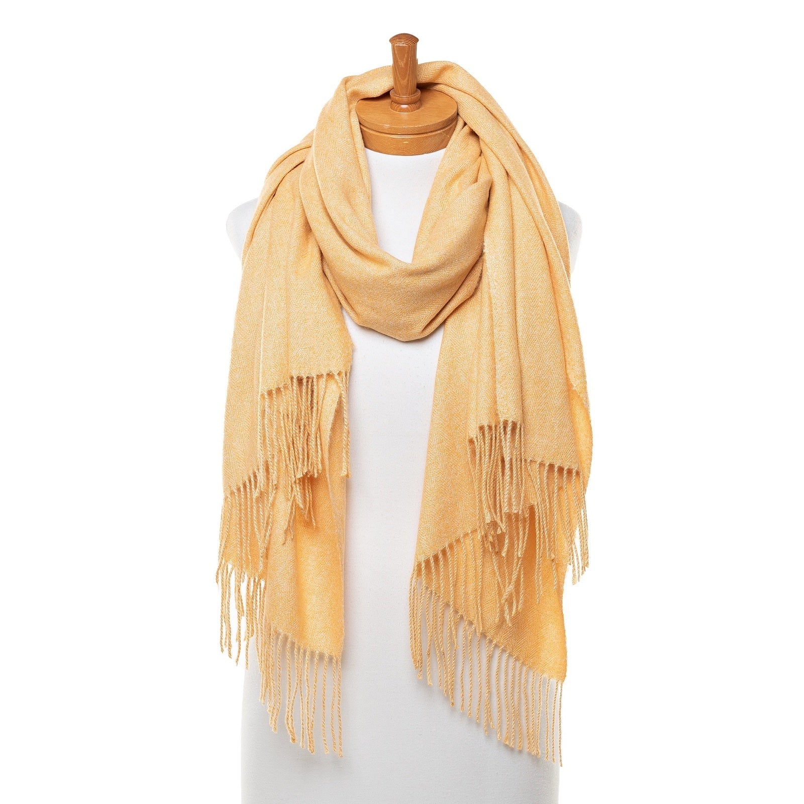 Taylor Hill Brushed Look Scarf - Mustard