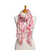 Taylor Hill Multi Leaves Scarf - Pink