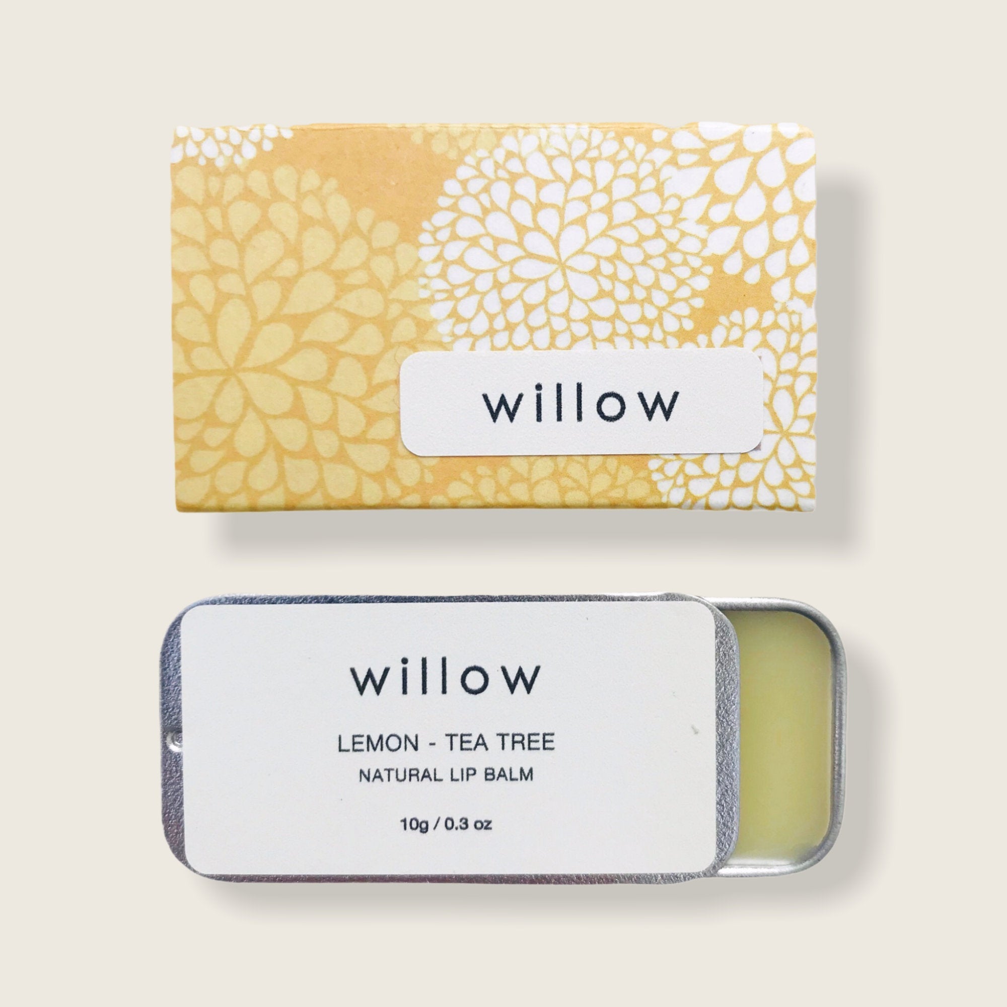 Willow Natural Lip Balm - Lemon & Tea Tree