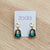 Zoda Frida Drop Earrings - green