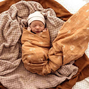 Snuggle Hunny - Bronze Palm Organic Muslin Wrap