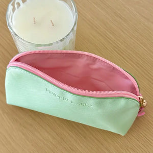 Mindful Marlo - Pouch Makeup Bag - Mint Berry