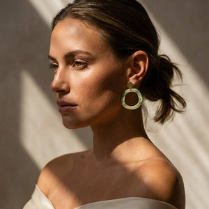 Mingled - Charlie Dangle Earrings - Moss