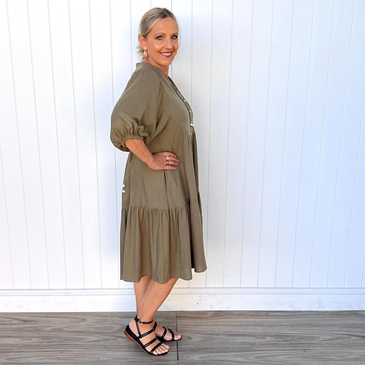 Love Lola - Lexi Summer Dress - Olive