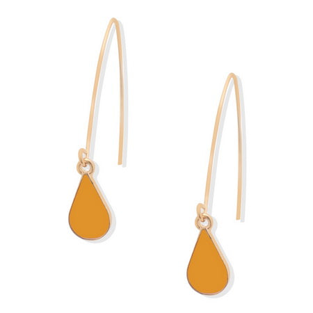 Sun Droplet Earrings - Yellow