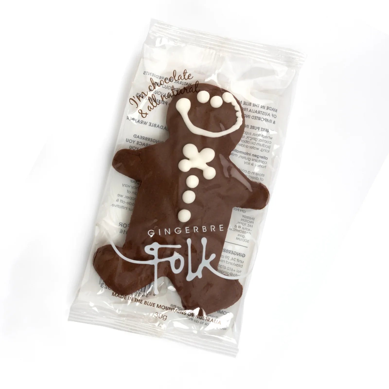 Gingerbread Folk - Chocolate Gingerbread Man 30g