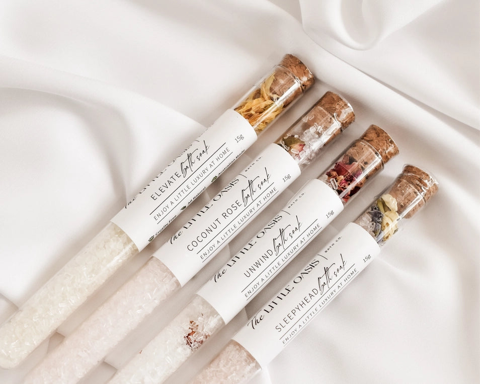 The Little Oasis Bath Co. - Elevate | Magnesium Bath Soak Test Tube 15g