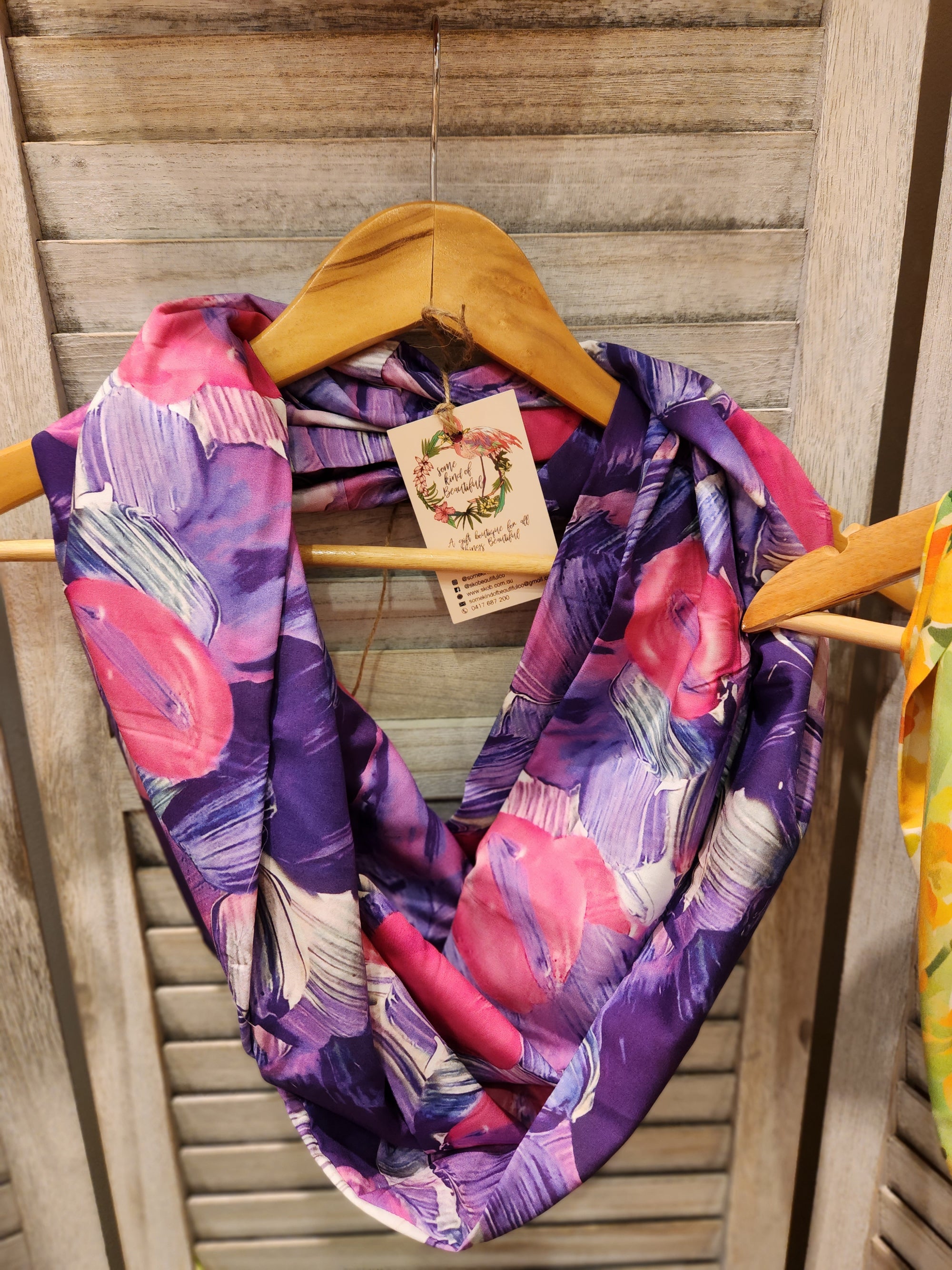 SKOB Infinity Scarf - Rayon - Candy Brushes