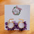 SKOB Entwine Hoop Earrings - Amethyst
