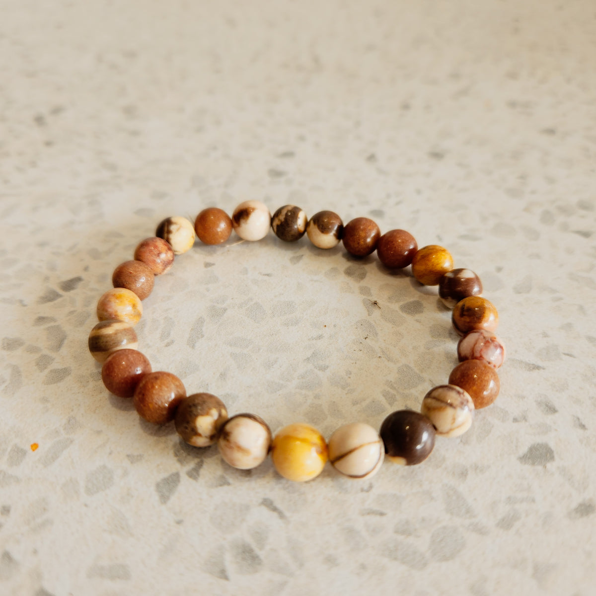 SKOB Gem Bracelet - Zebra Jasper
