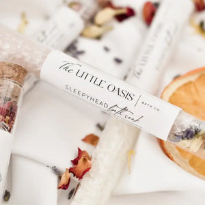 The Little Oasis Bath Co. - Sleepyhead | Magnesium Bath Soak Test Tube 15g