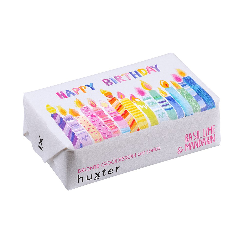 Huxter Soap - Birthday Candles - Basil, Lime & Mandarin