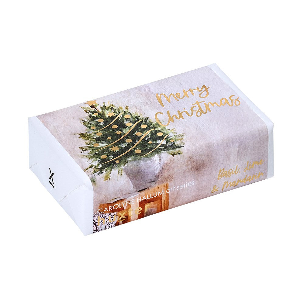 PRE ORDER: Huxter Soap - Xmas Tree in Pot - Basil Lime & Mandarin