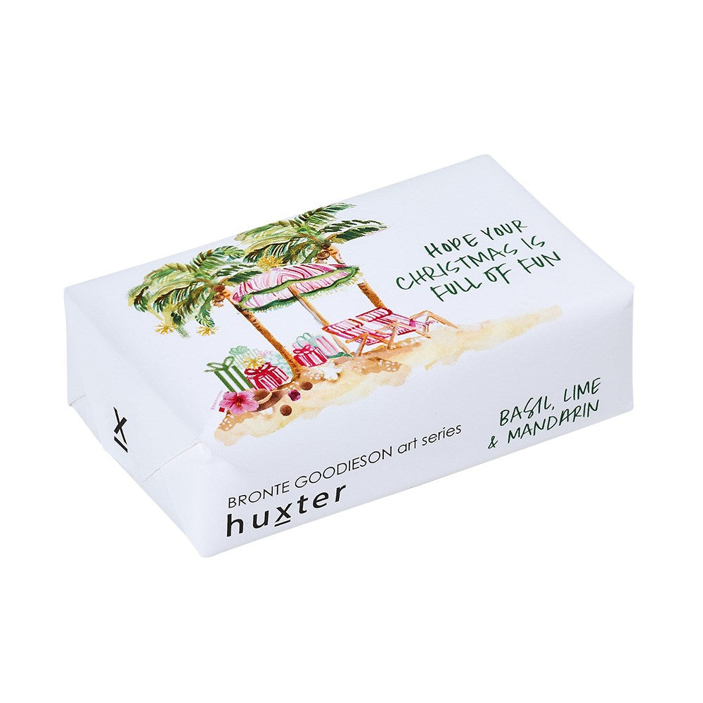 Huxter Soap - Xmas Beach Chairs - Basil Lime & Mandarin