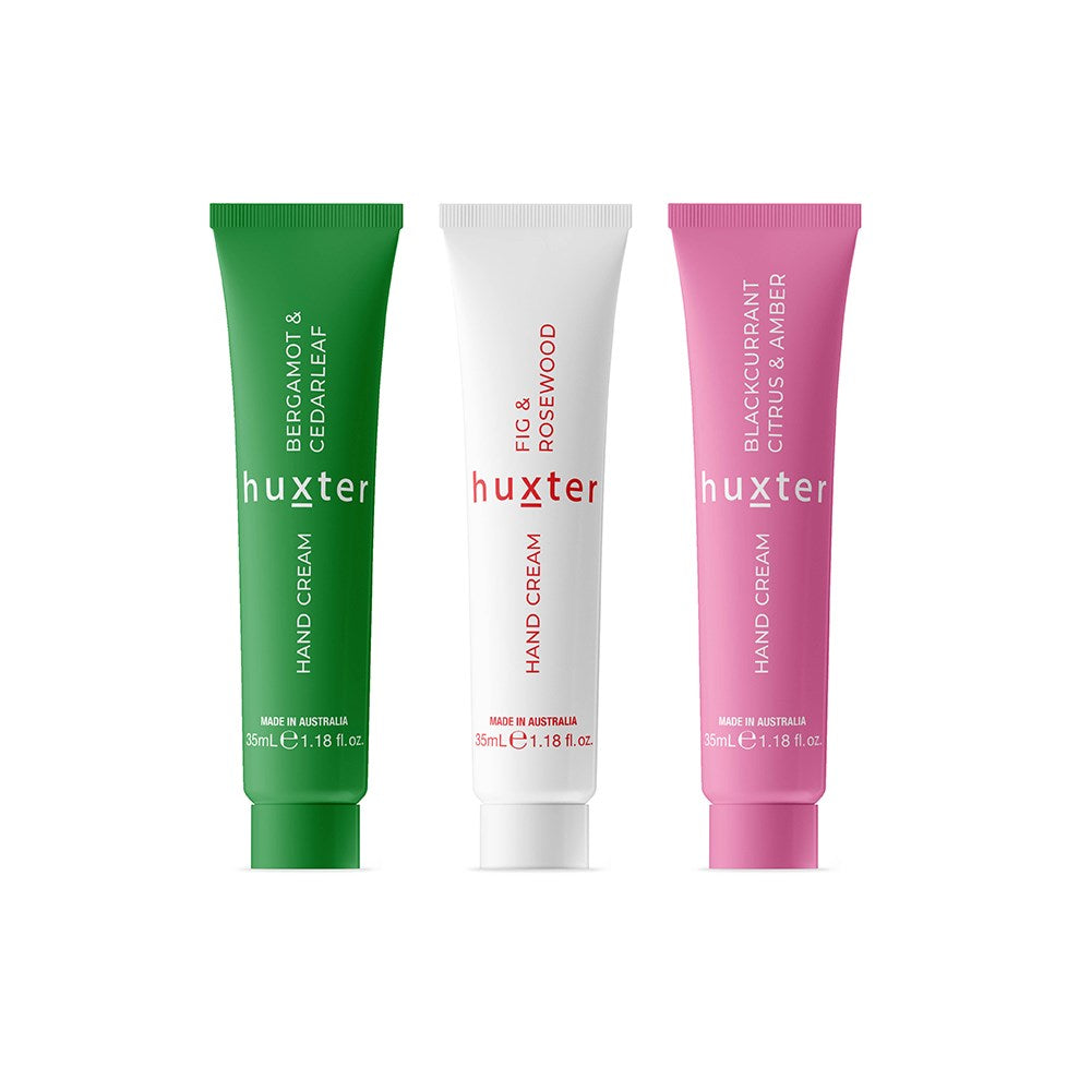 PRE ORDER: Huxter Hand Cream Trio Gift Set - Xmas Flowers Collection