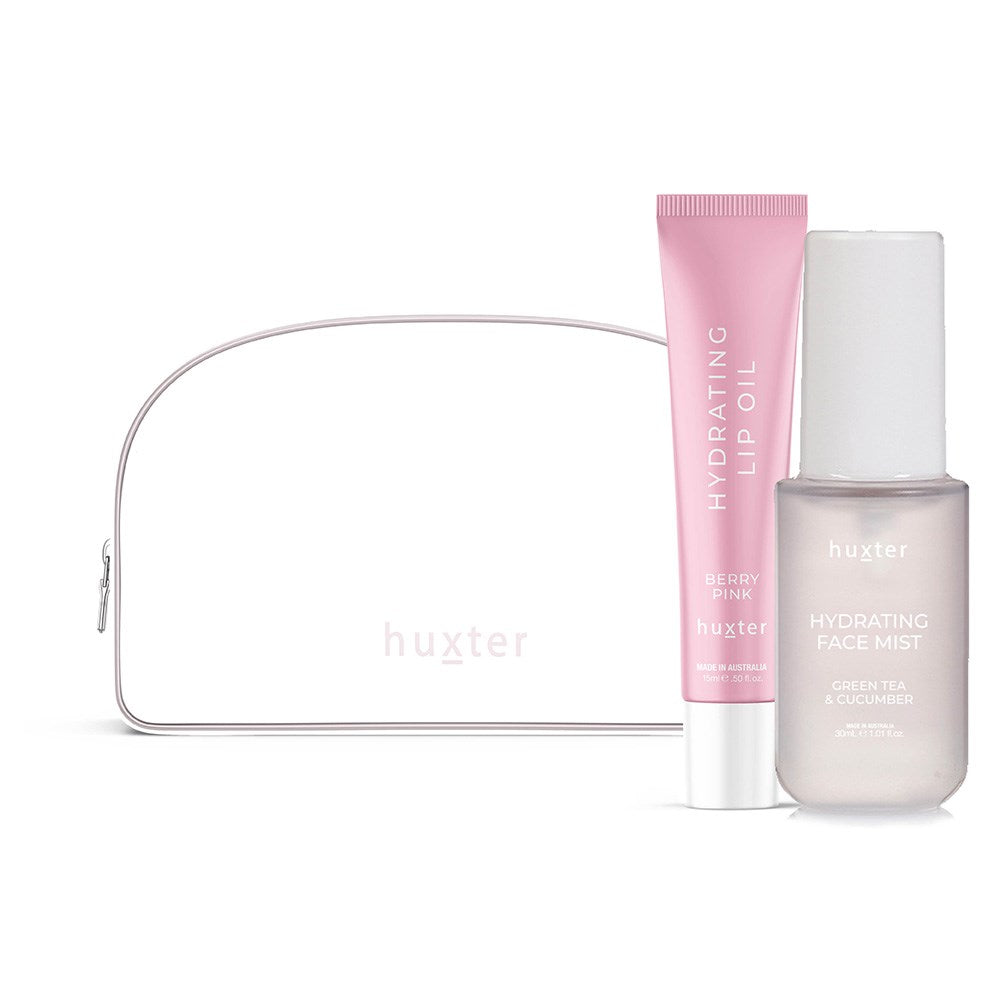 Huxter Lip & Face Hydration Gift Set - Xmas Flowers Collection