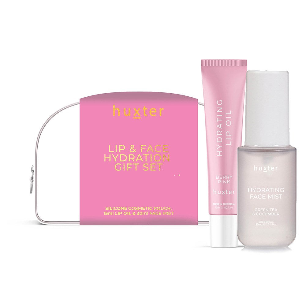 Huxter Lip & Face Hydration Gift Set - Xmas Flowers Collection