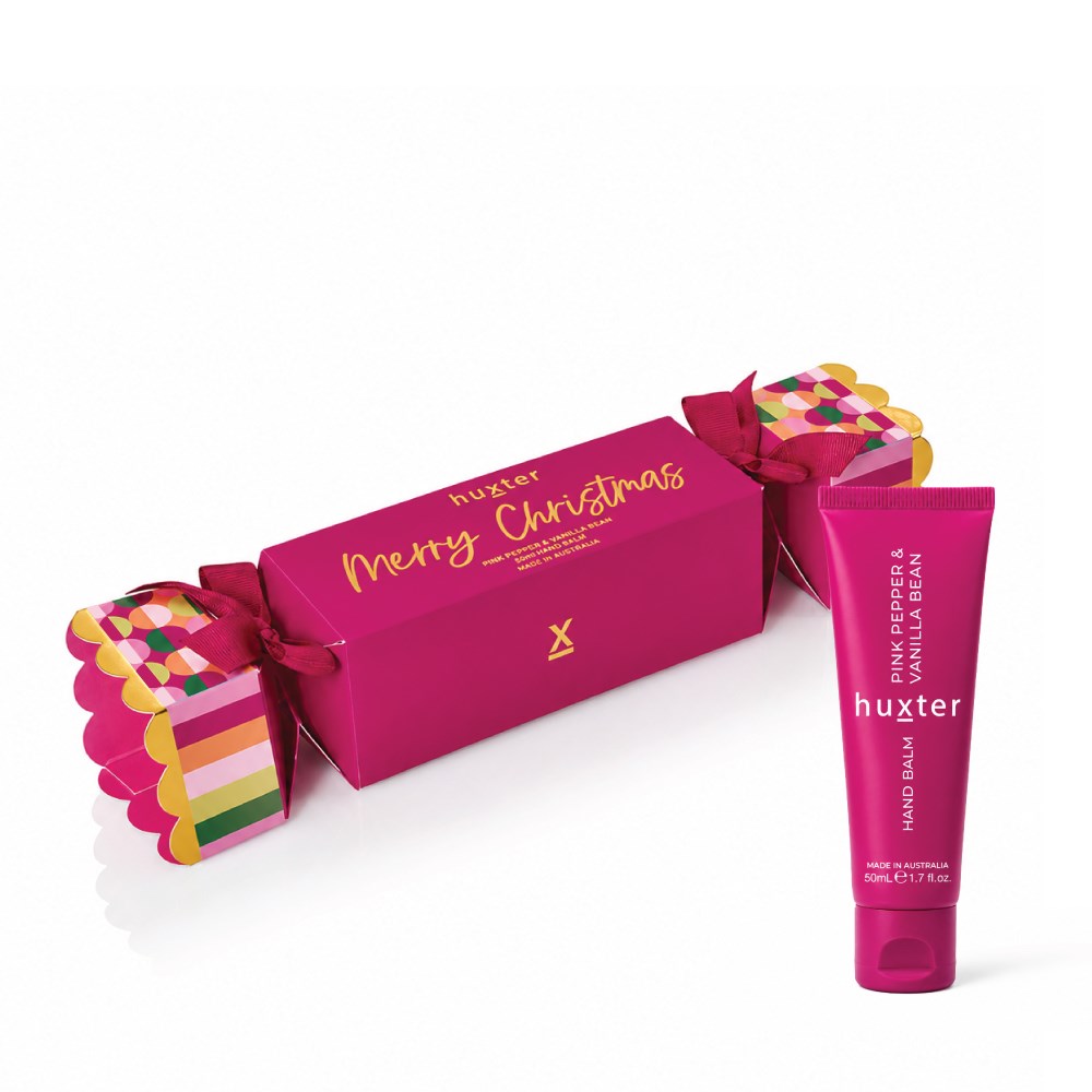 Huxter Hand Balm Bon Bon - 50ml - Adorned Xmas - Pink Pepper & Vanilla Bean