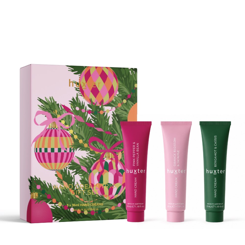 Huxter Hand Cream Trio Gift Set - Adorned Xmas Collection