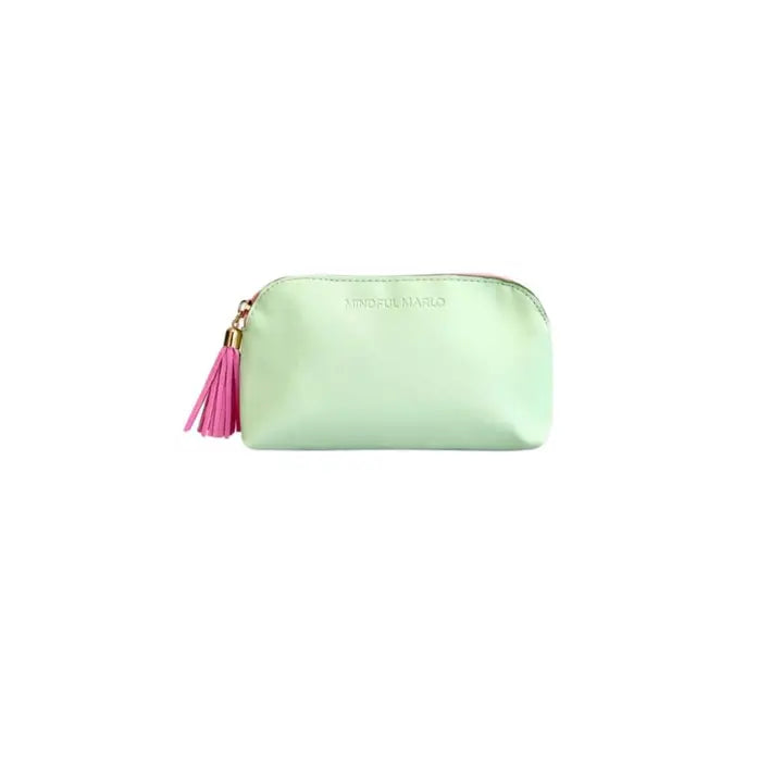 Mindful Marlo - Pouch Makeup Bag - Mint Berry