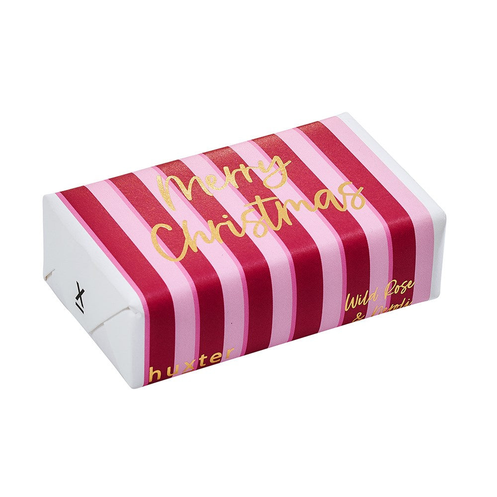 Huxter Soap - Multi Pink Stripes - Wild Rose & Neroli