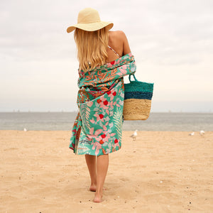 Kimono - Floral Green