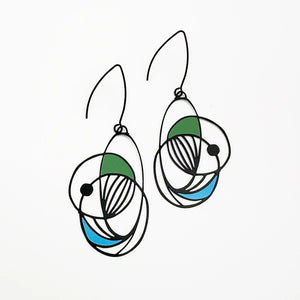 Denz - Art School Drop Out earrings in Cool