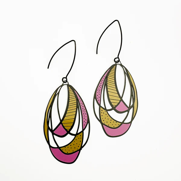 Denz - Art School Drop Out earrings in Warm