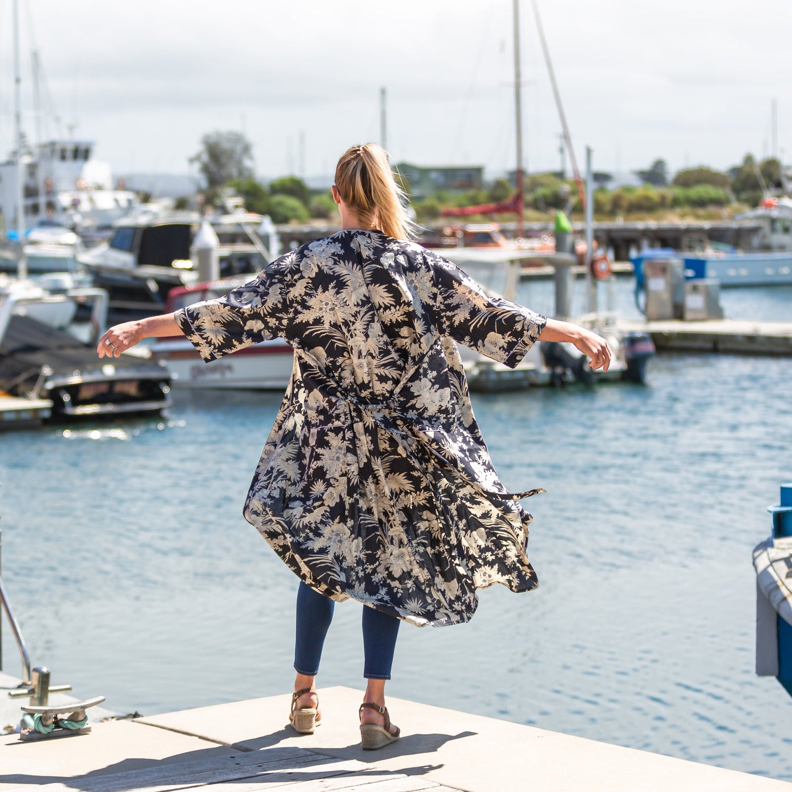 Kimono - Black Oriental