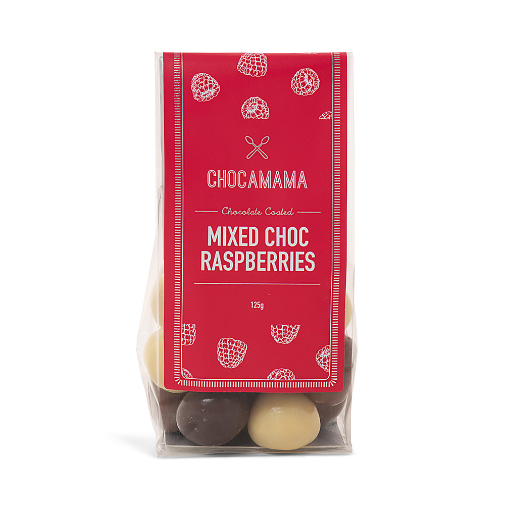 Chocamama Mixed Chocolate Raspberries