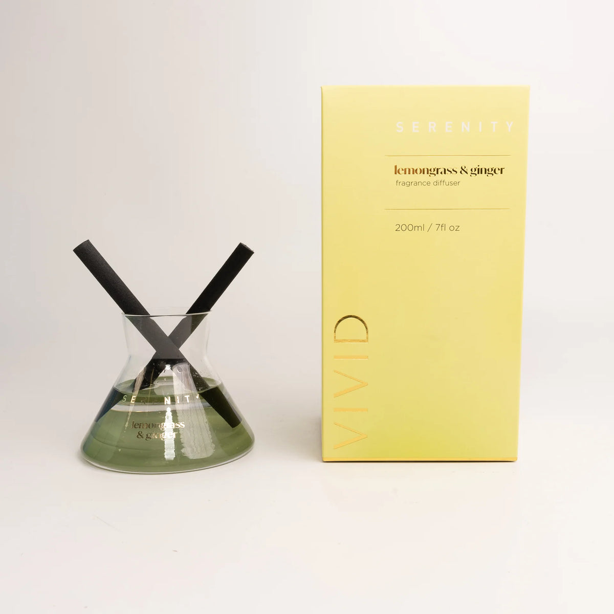 Serenity Vivid Range Diffusers - Lemongrass & Ginger