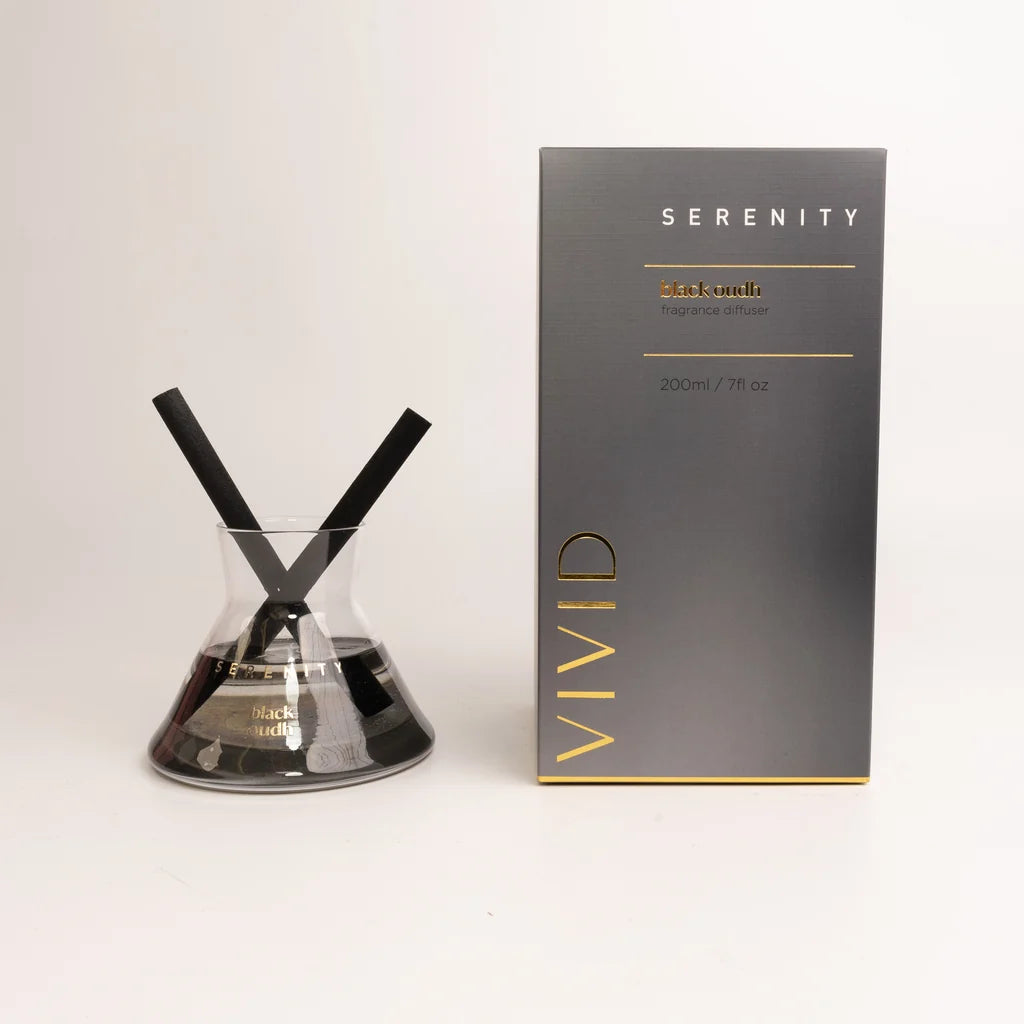 Serenity Vivid Range Diffusers - Black Oudh