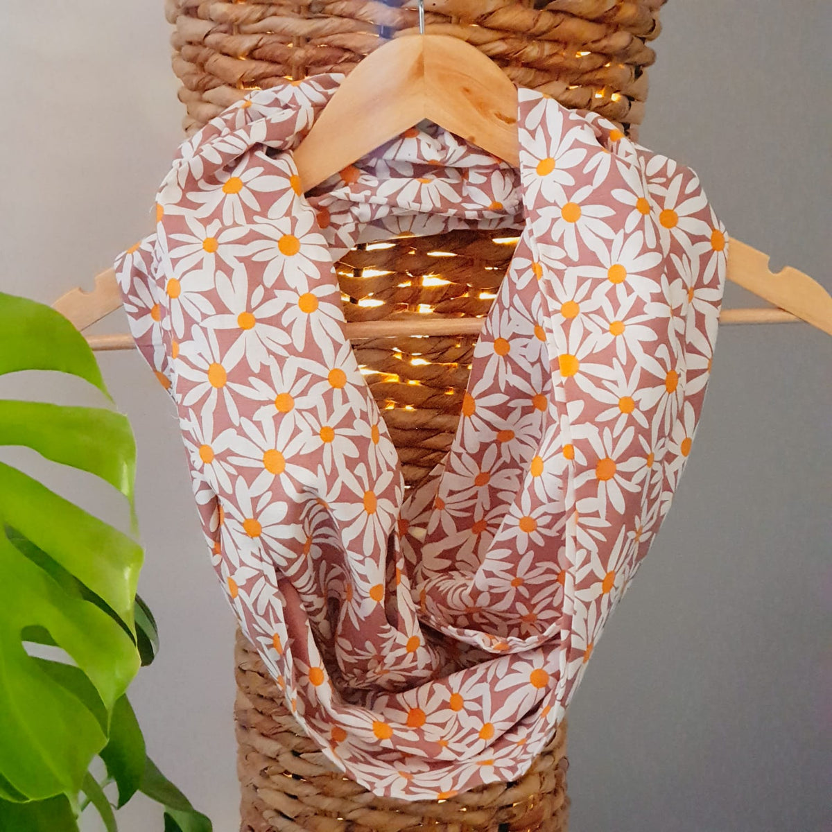 SKOB Infinity Scarf - Linen Blend - Daisy