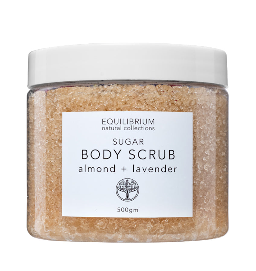 Equilibrium Body Sugar Scrub - Almond & Lavender