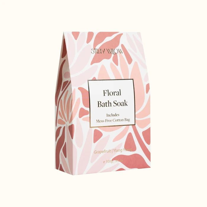 Stray Willow - Floral Bath Soak - Grapefruit