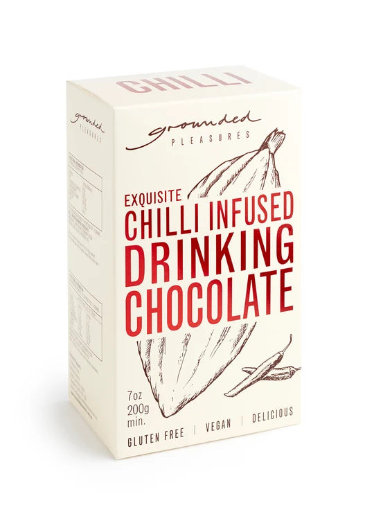 Grounded Pleasures - Exquisite Chilli Infused Drinking Chocolate 200g