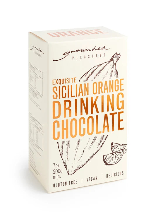 Grounded Pleasures - Exquisite Sicilian Orange Drinking Chocolate 200g