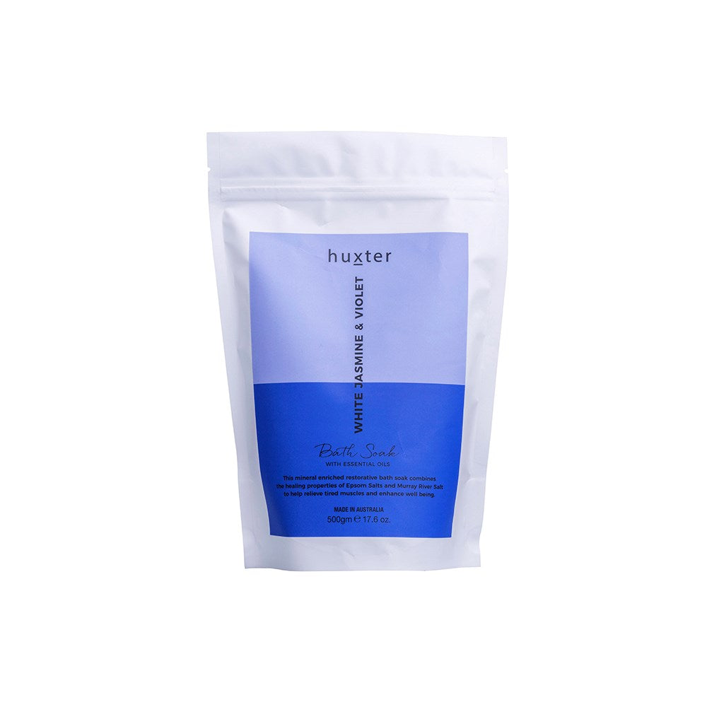 Huxter Duo Range Bath Soak - White Jasmine & Violet