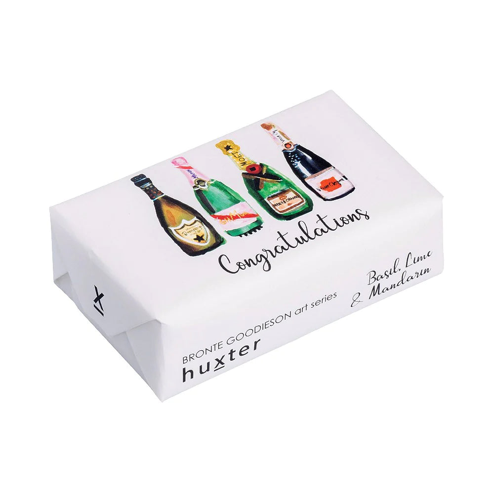 Huxter Soap - Congratulations - Basil, Lime & Mandarin