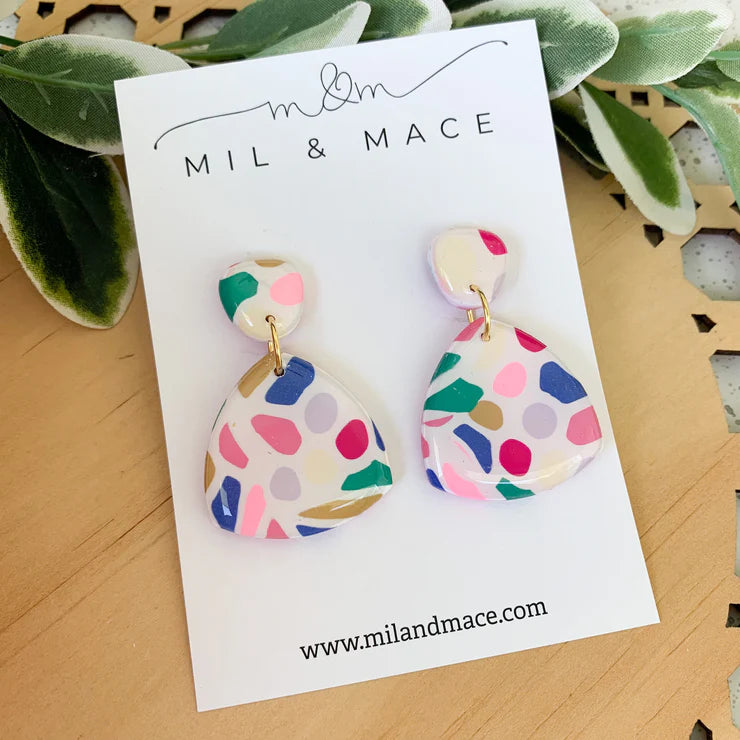 Mil & Mace Drop Earrings - Kaleidoscope #3