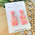 Mil & Mace Dangle Earrings - Neon Terrazzo
