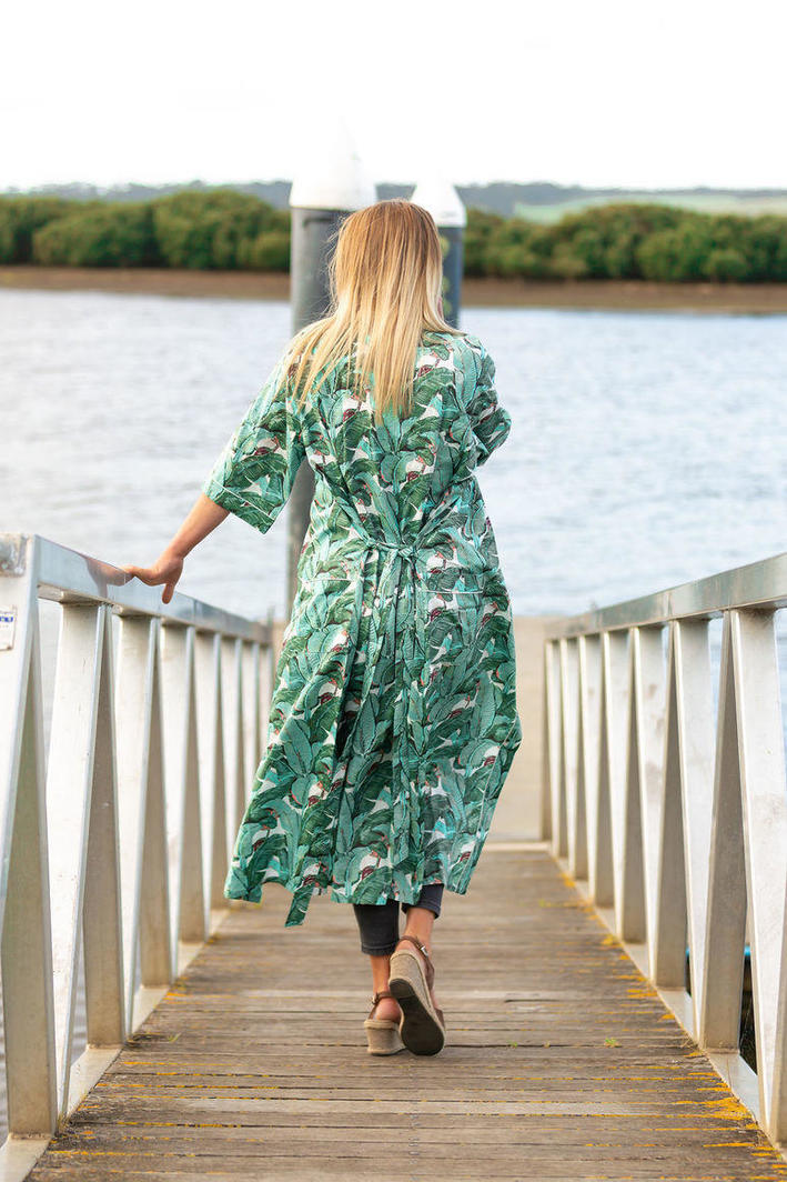 Kimono - Palm Green