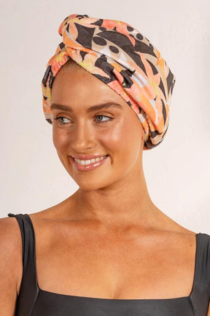 Louvelle Riva Hair Towel Wrap - Sunkissed Lily