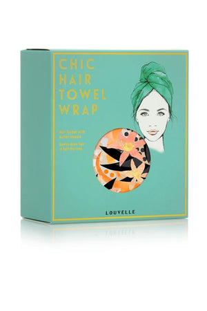 Louvelle Riva Hair Towel Wrap - Sunkissed Lily