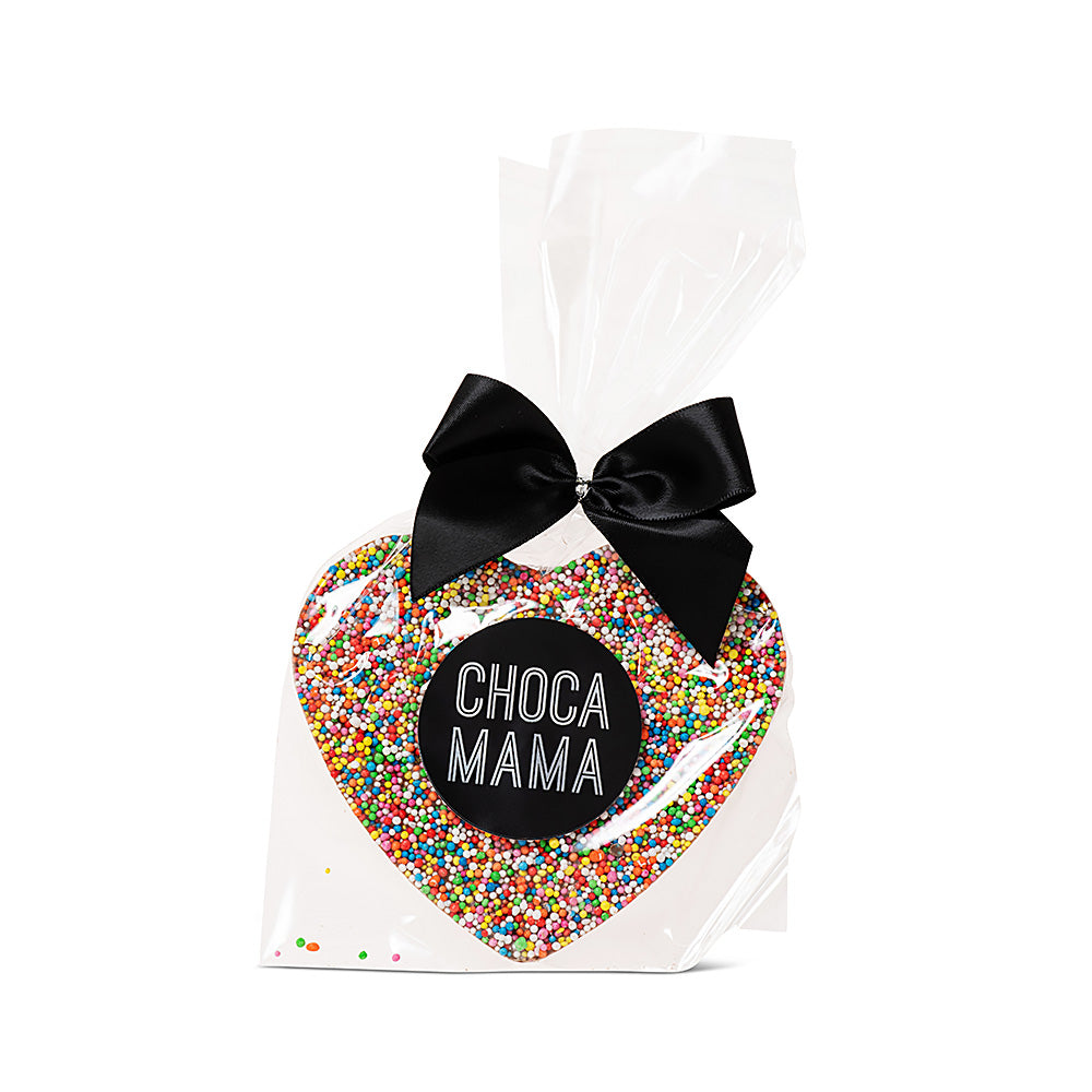 Chocamama Multicoloured Milk Heart 75g