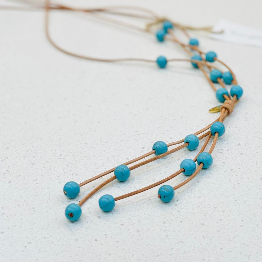 Noosa Living Amalfi Necklace - Turquoise