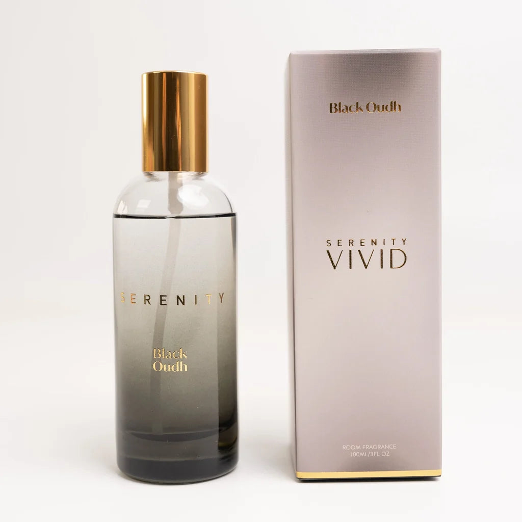 Serenity Vivid Range Room Spray - Black Oudh