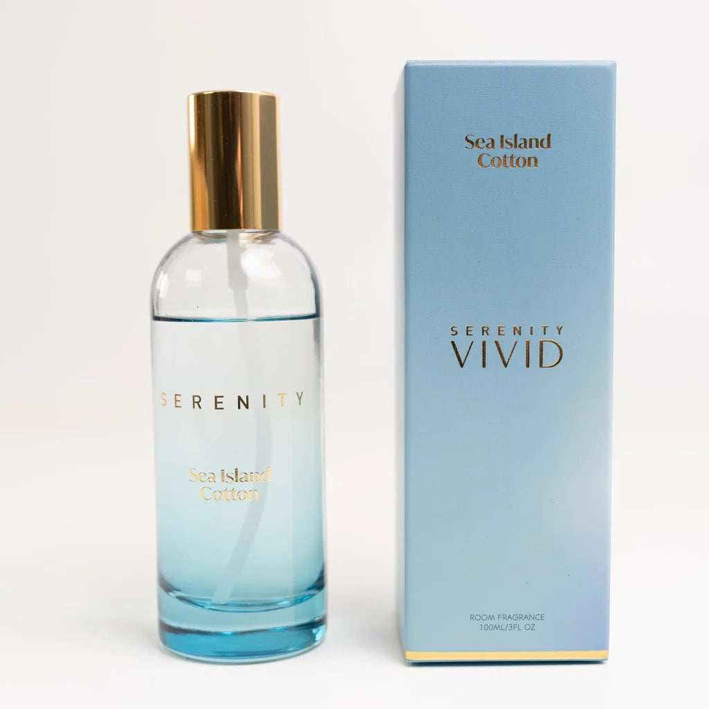 Serenity Vivid Range Room Spray - Sea Island Cotton