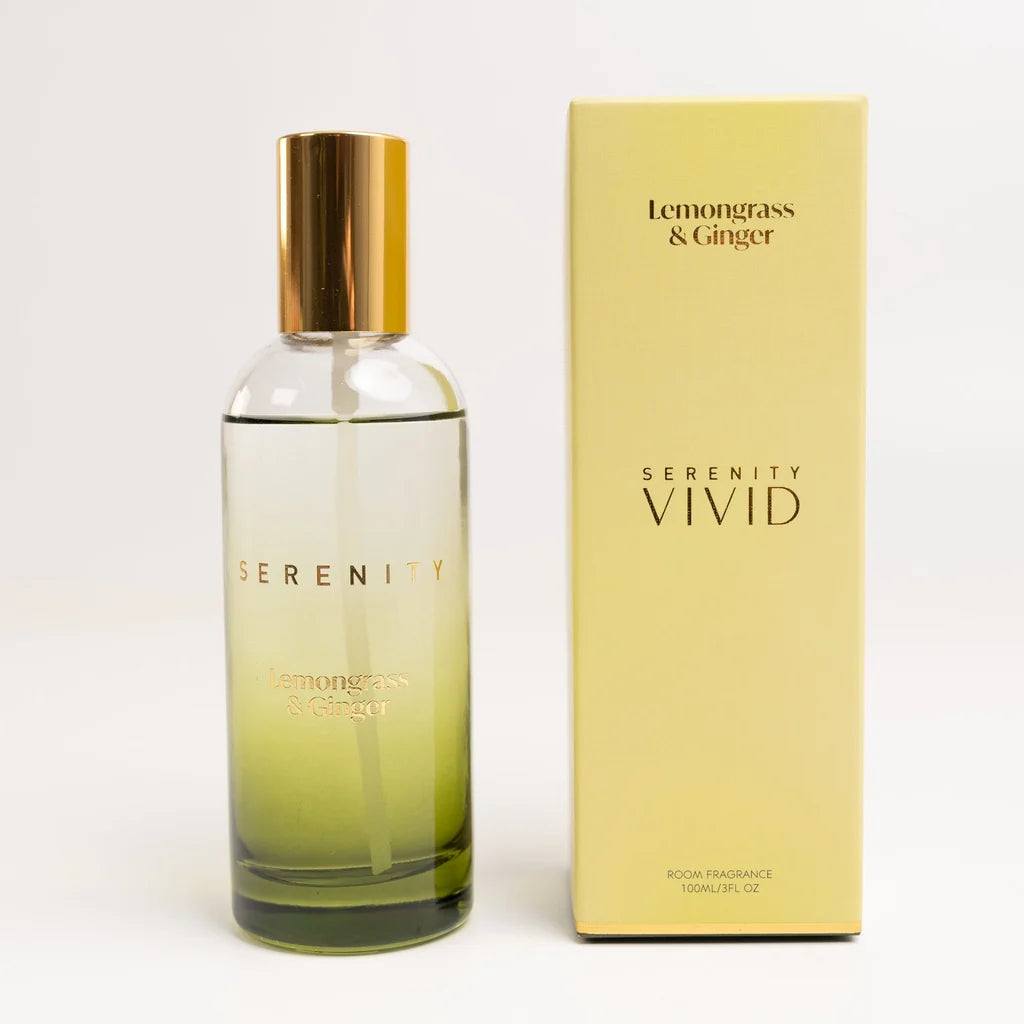Serenity Vivid Range Room Spray - Lemongrass & Ginger